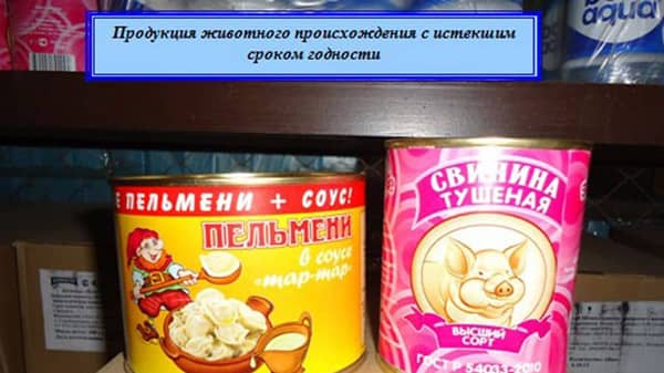 Утилизация продукции с истекшим сроком годности